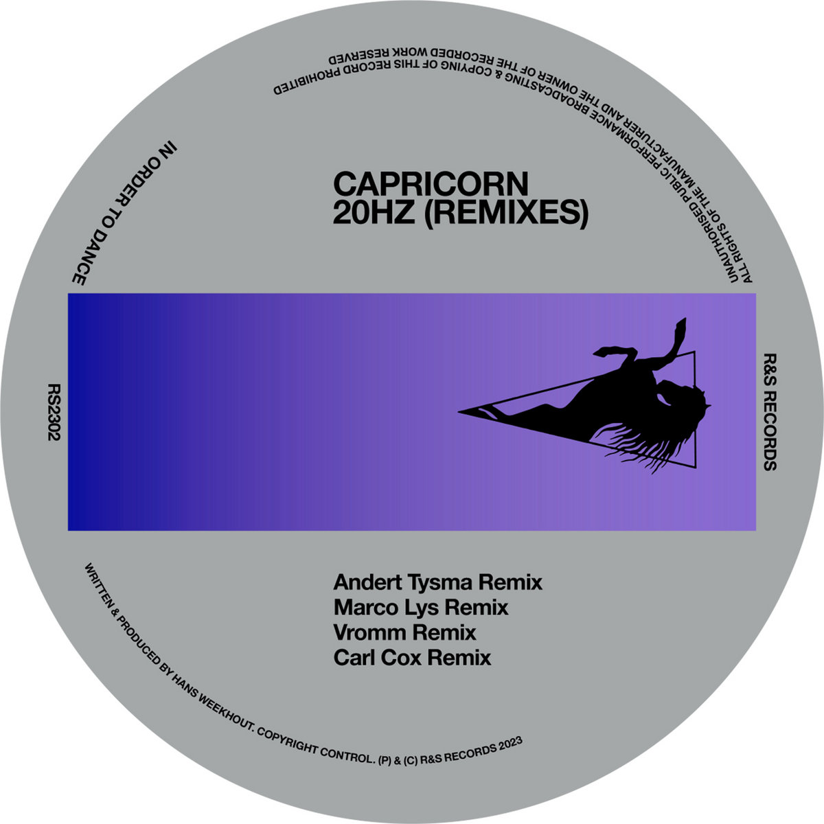 PREMIERE: Capricorn - 20Hz (Vromm Remix) [R&S Records]