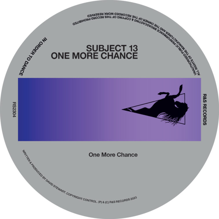PREMIERE: Subject 13 - One More Chance (Extended Mix) [R&S Records]